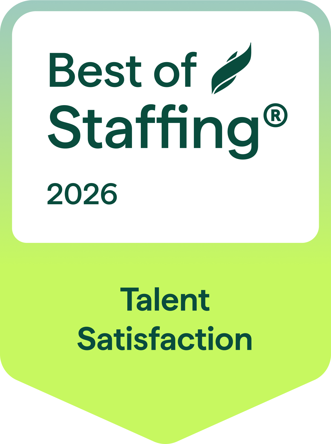 Best of Staffing Talent Satisfaction