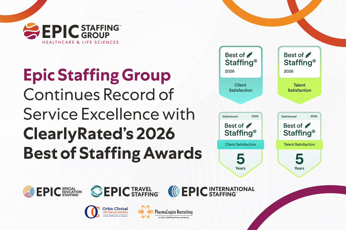 Epic Staffing Group Businesses Recognized in ClearlyRated's 2026 Best of Staffing Awards